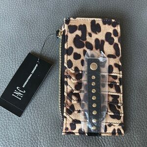 INC International Concepts Leopard Print Wallet